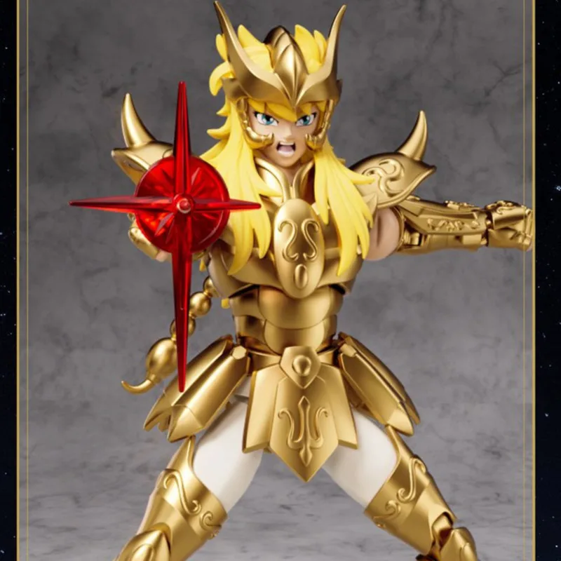 Saint Seiya Assembly Figure Gold Saint Scorpio Miro Leo Aiolia Aries Mu Aciton Figures ABS Collection Figurine Model Toy Gift