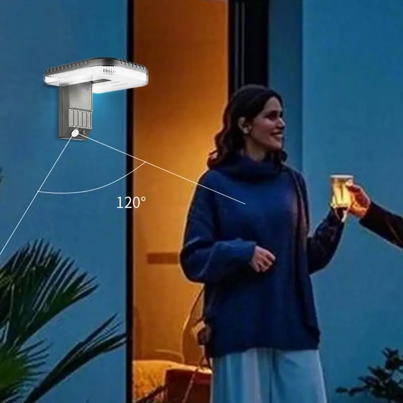 

Solar Outdoor Wall Lights Solar Outdoor Wall Lights Exterior Bright High-Brightness Lamp Smart Sensing For Patio Yard Pathway