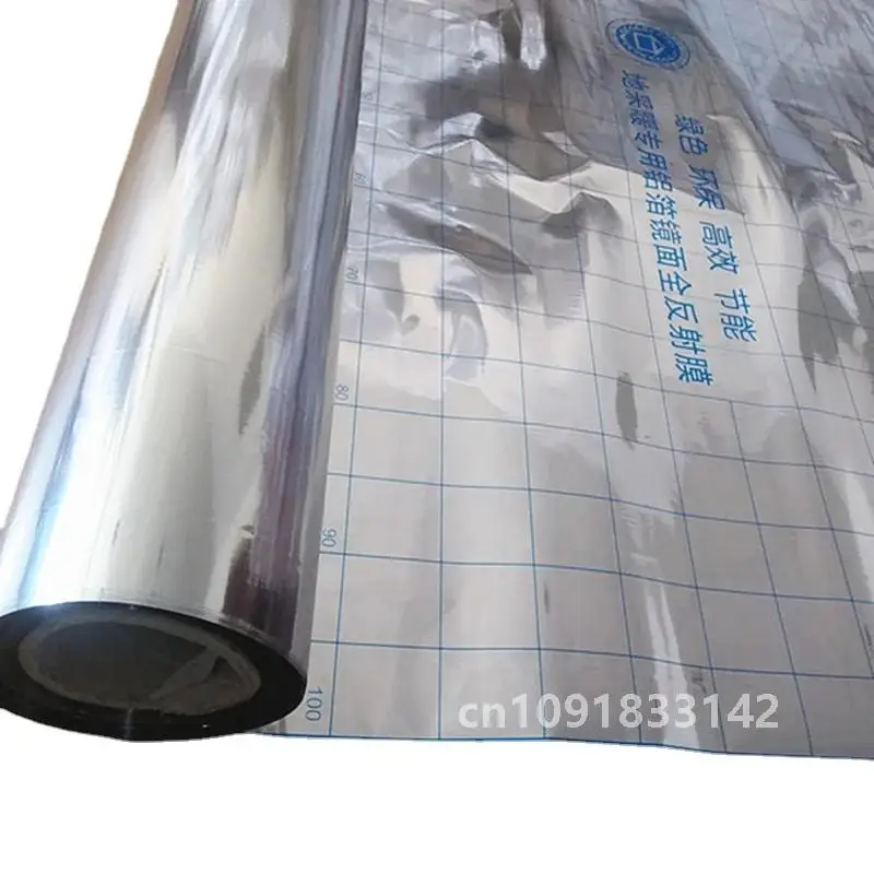 2 Square meters Energy Saving Aluminum Foil Insulation Mirror Reflection Film for Electric Underfloor Heating System