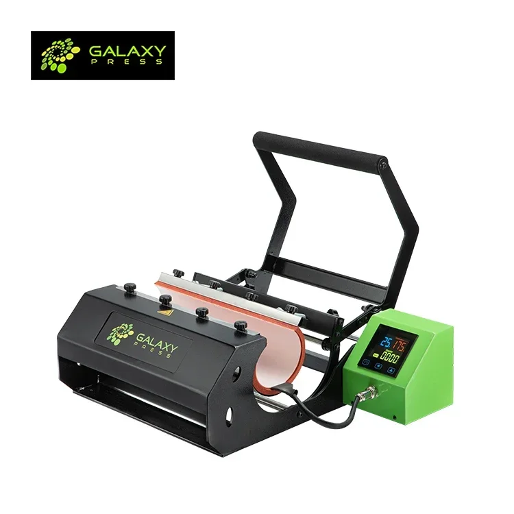 

GalaxyPress Newest Galaxy Mug Press GS-205B PLUS with 30 OZ Skinny Tumbler Full Printing Heater