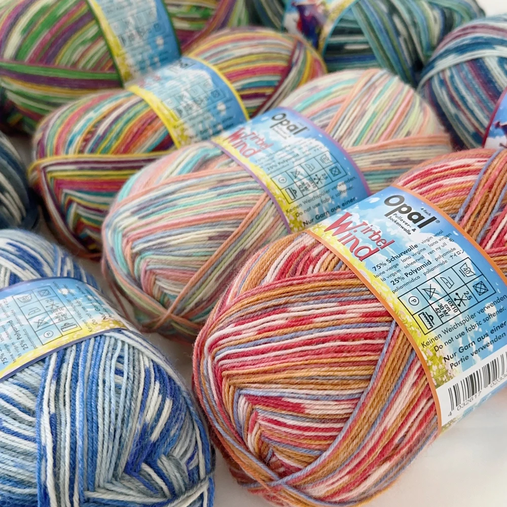 1*100g ball Opal  75% wool, 25% polyamide/ Nylon  socks knitting yarn