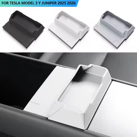 For Tesla Model 3 Y Juniper 2025 Center Control Storage Organizer Tray Model 3 Highland Glasses Storage Box Interior Accessory