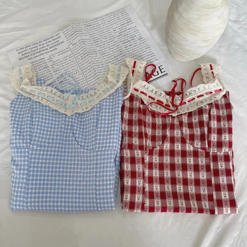 

Sweet Spring New French Casual Y2K Lace Kawaii Dress Female 2025 Dress Women Fairy Lace High Waist Cute Mini Dress dsfdf3