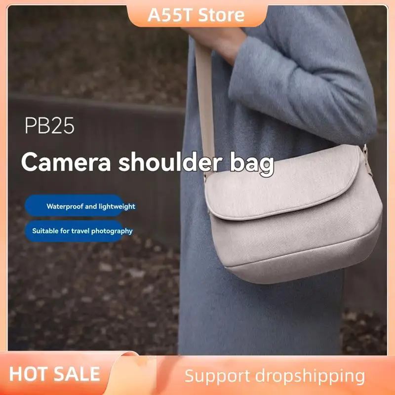 

A55T Sling Camera Bag 3L Splash-Proof Outdoor Travel DSLR Shoulder Bag With Removable Divider Storage For Photography Gear