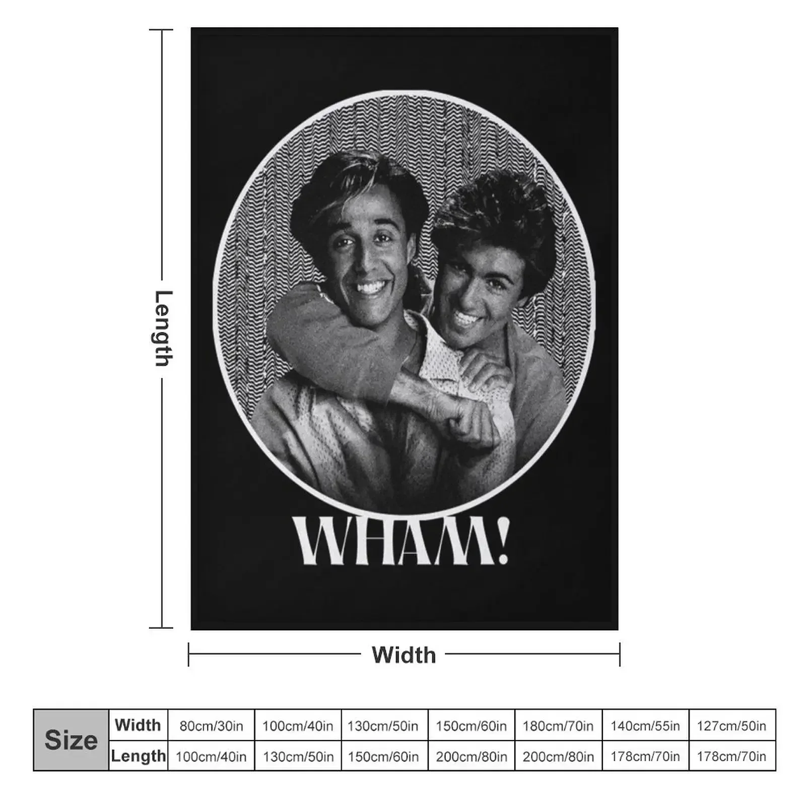 WHAM! Vintage - White ver. Throw Blanket Luxury Designer Loose Flannels Blankets