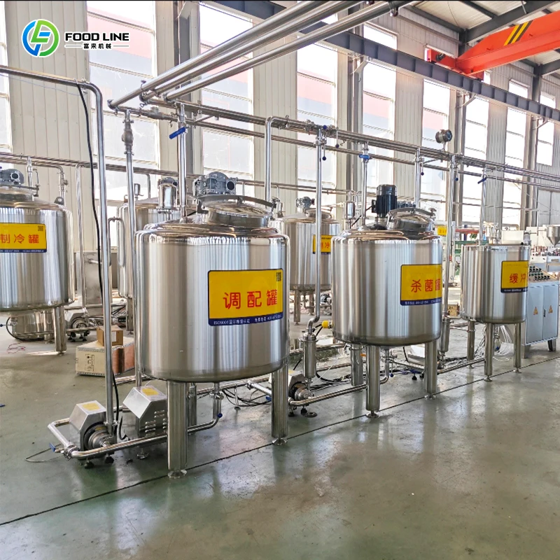 Customized Capacity Cream Dairy Cheese Yogurt Milk Processing Machine Durable Low-Maintenance