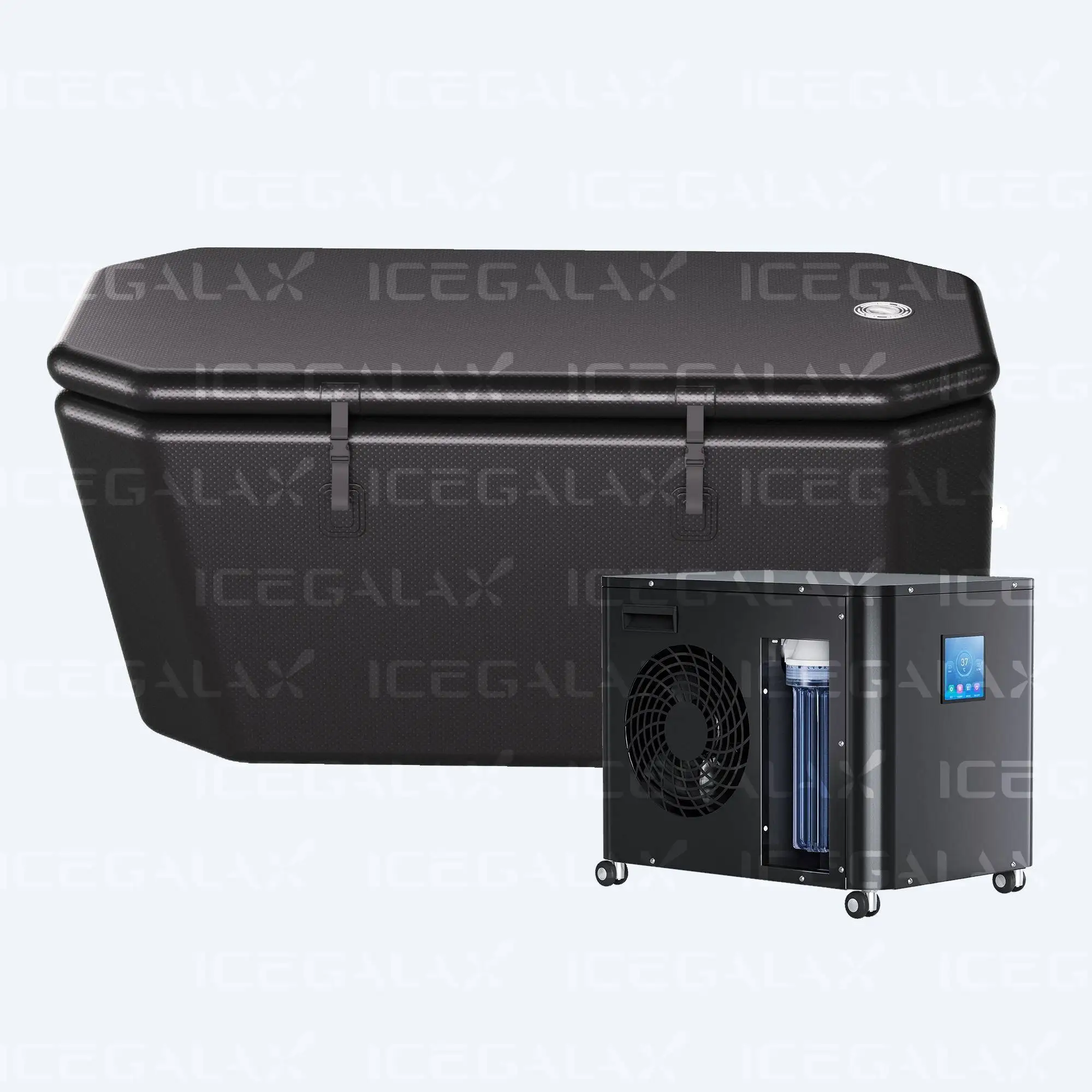 

Upgraded Ice Bathtubs Inflatable Angled Ice Bath Cold Plunge Bath Tub Portable Hot Tub Fits Water Chiller