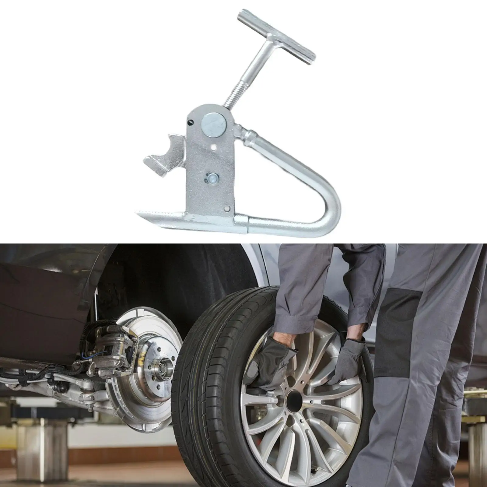 

Car Tire Repair Tools Bead Clamp Steel Drop Center Helper for Efficient Wheel Mounting and Demounting in Garage