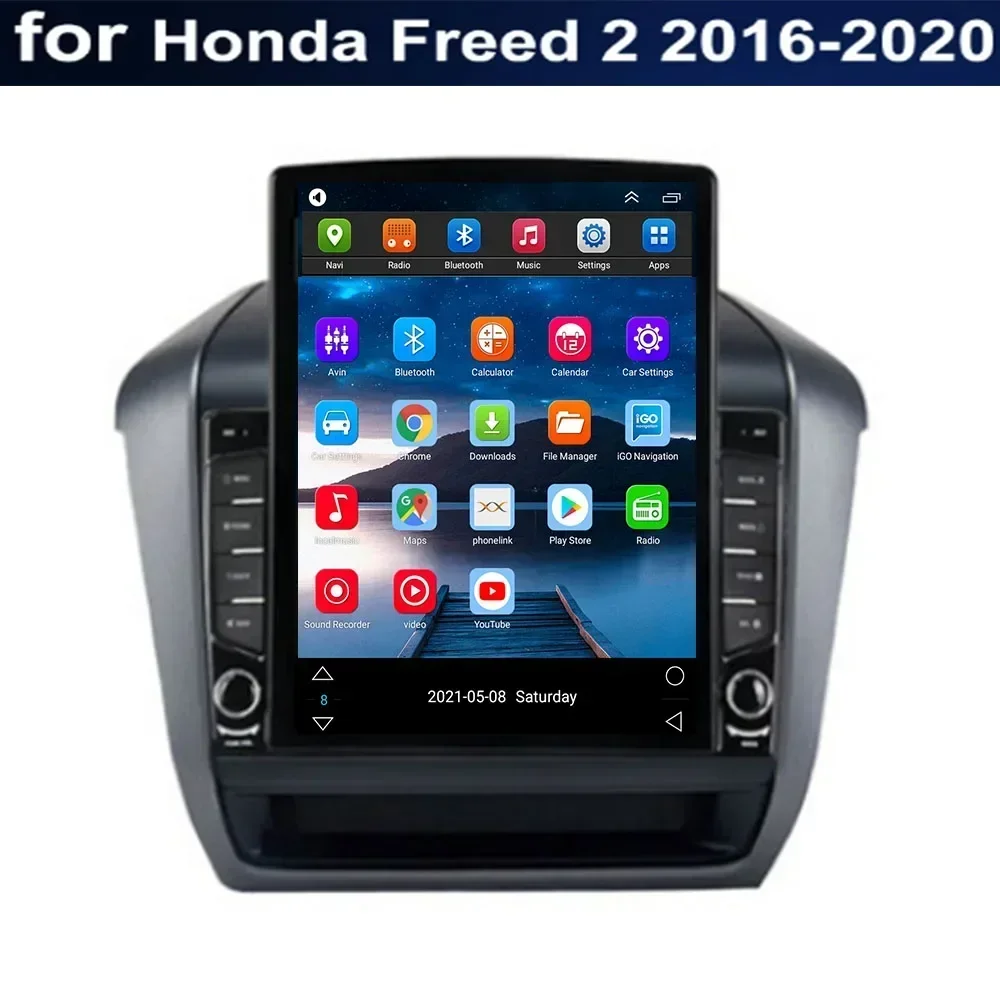 For Tesla Style 2 Din Android 13 Car Radio For Honda Freed 2 2016 -2035 Multimedia Video Player GPS Stereo Carplay DSP Camera