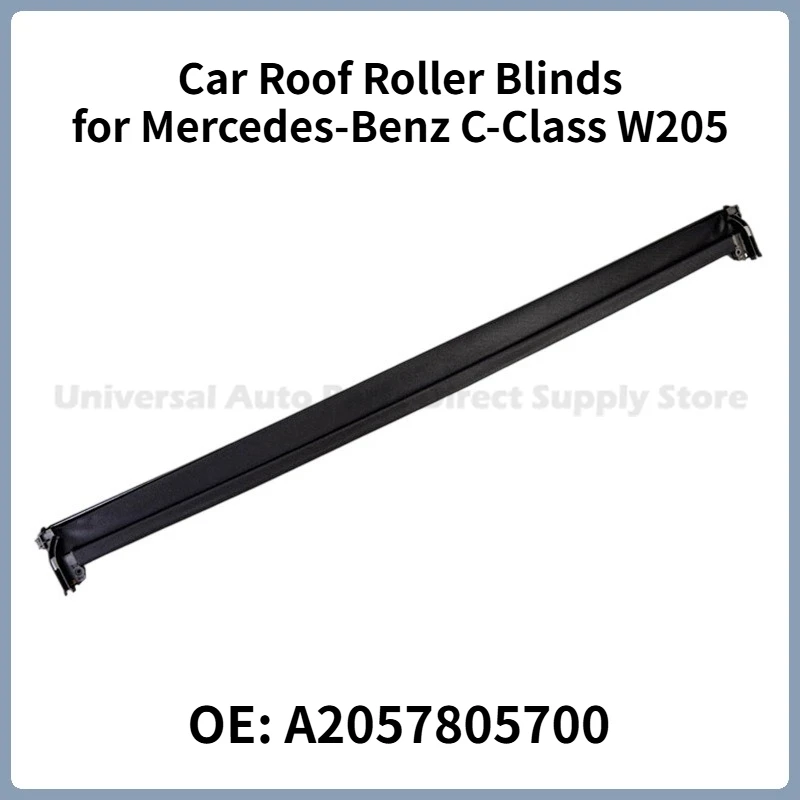 A2057805700 for Mercedes-Benz C-Class W205 Blackout Sunscreen Insulation Car Roof Roller Blinds Easy Installation