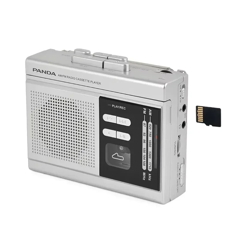 Ready to ship Support tf card China cheap portable small tape Mp3 Walkman built-in speaker FM radio cassette player
