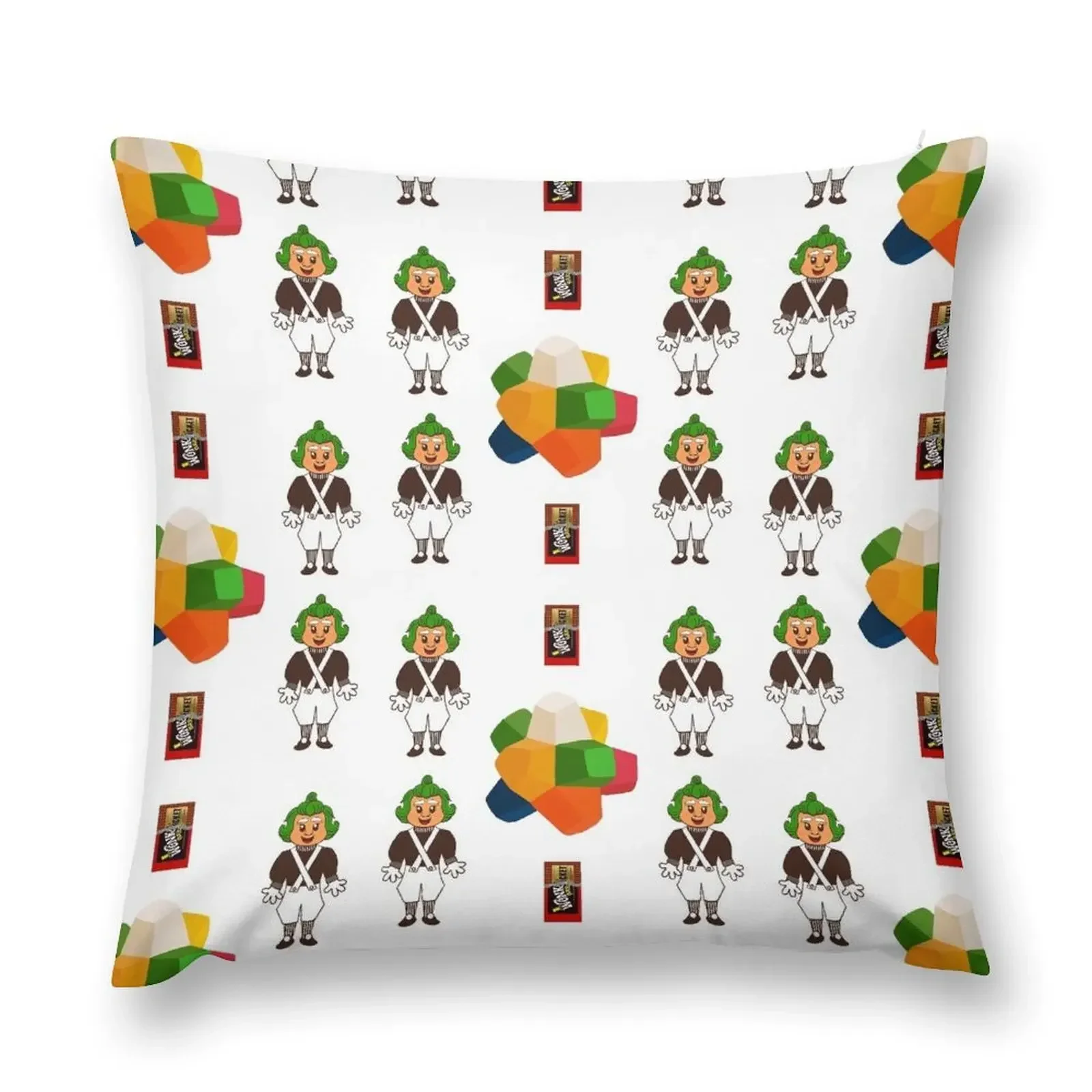 

Oompa Loompa Outfit Theme Throw Pillow Pillow Covers Decorative Sofas Covers pillow