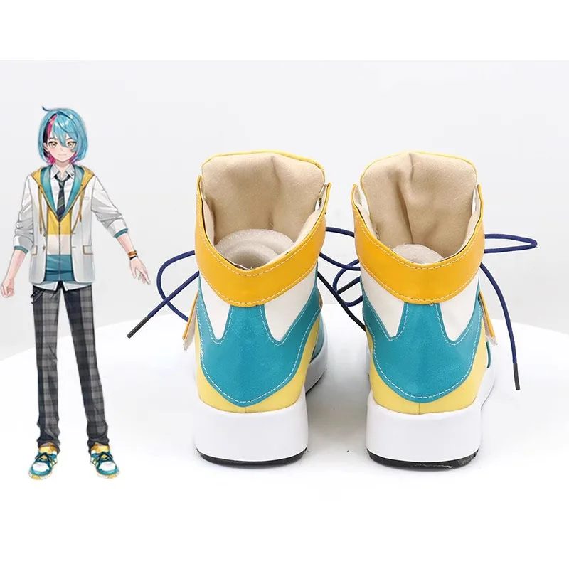 Nijisanji Kyo Kaneko Cosplay Shoes ILUNA Vtuber Ankle Boots Anime and Game Exhibition Virtual Youtuber Anime Shoes