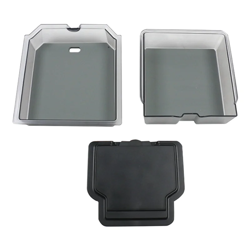 

Для Tesla Model 3 Highland 2024 ящик для хранения центральная консоль органайзер подлокотник кронштейн коробка, 3 шт. замена