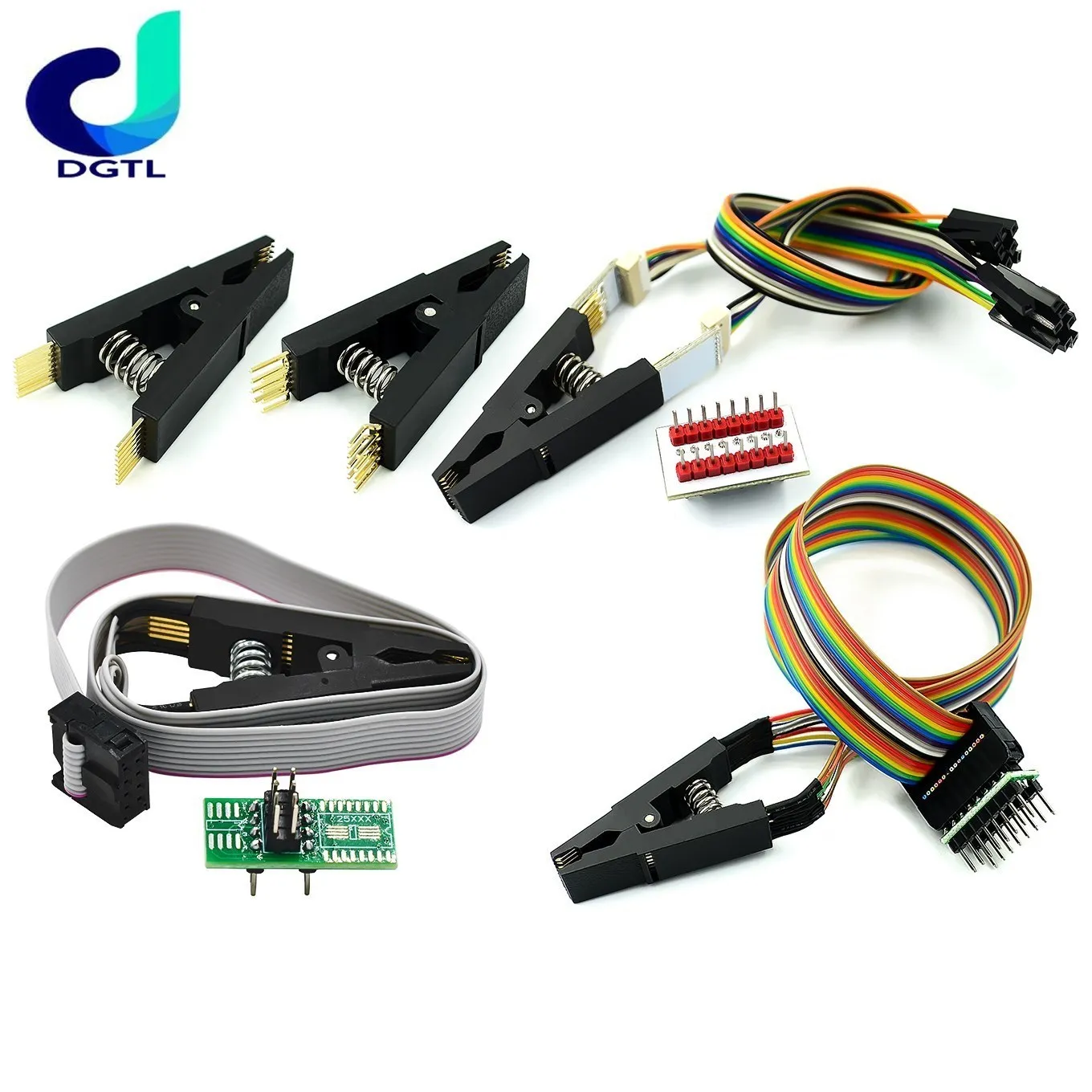 

Programmer Testing Clip SOP16 SOP SOIC 16 SOIC16 Pin IC Test Clamp SOP16 to DIP8 Flash Clip for 25 series RT809F TL866CS TL866A