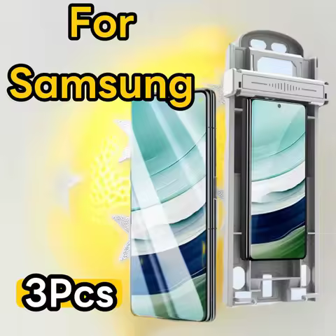 3Pcs Ceramic Film Screen Protector For Samsung S25 S23 Ultra S24 S22 S21 Note 20 No Dust Positioning Kit Not Tempered Glass