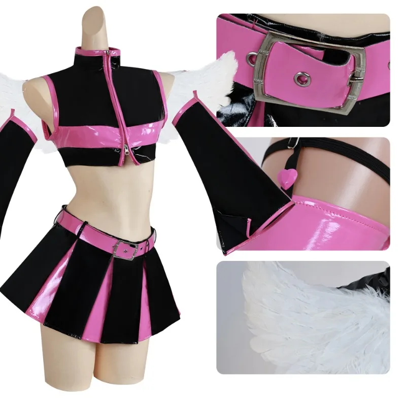 Anime 2.5 Seduzione dimensionale Miriella Costume Ragazza sexy Cosplay Set completo Puntelli Accessori Festival Festa Carnevale Vestire