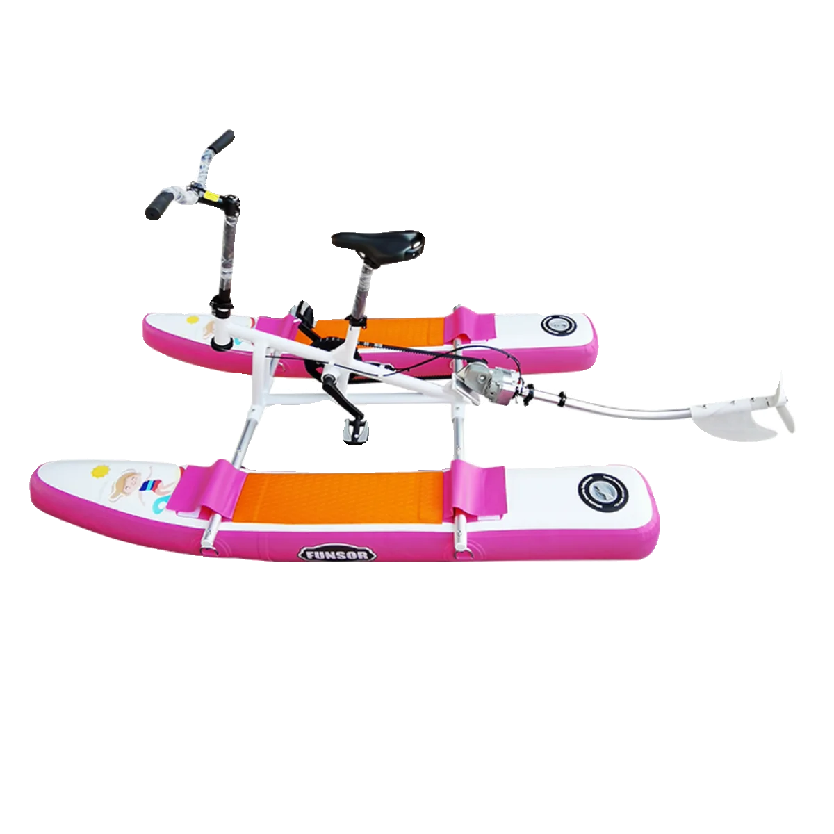 Children's Water Bicycle Water Electric Pedal Bicycle Scenic Spot Parent-Child Customizable