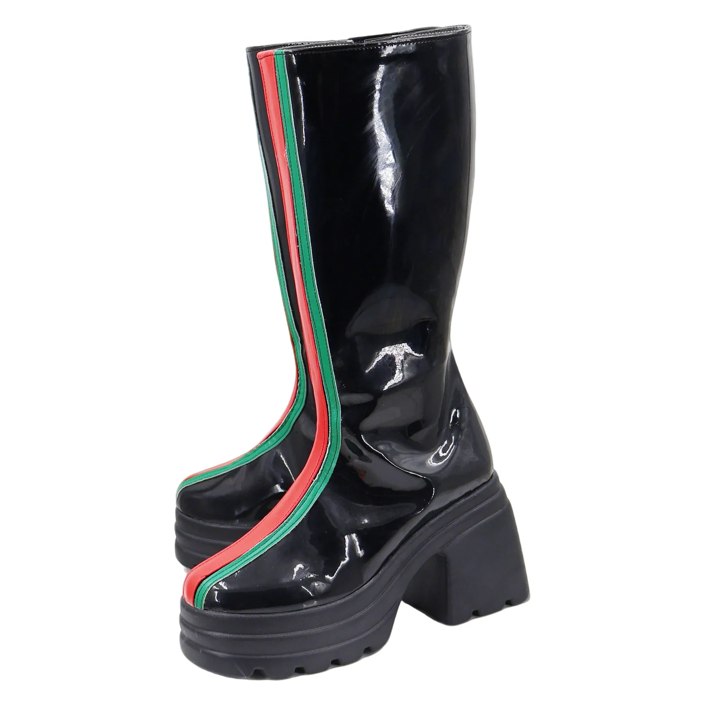 KPop Demon Hunters Rumi Cosplay Shoes Mid-calf Boots Halloween Masquerade Carnival Performance Party Costume Props for Adult