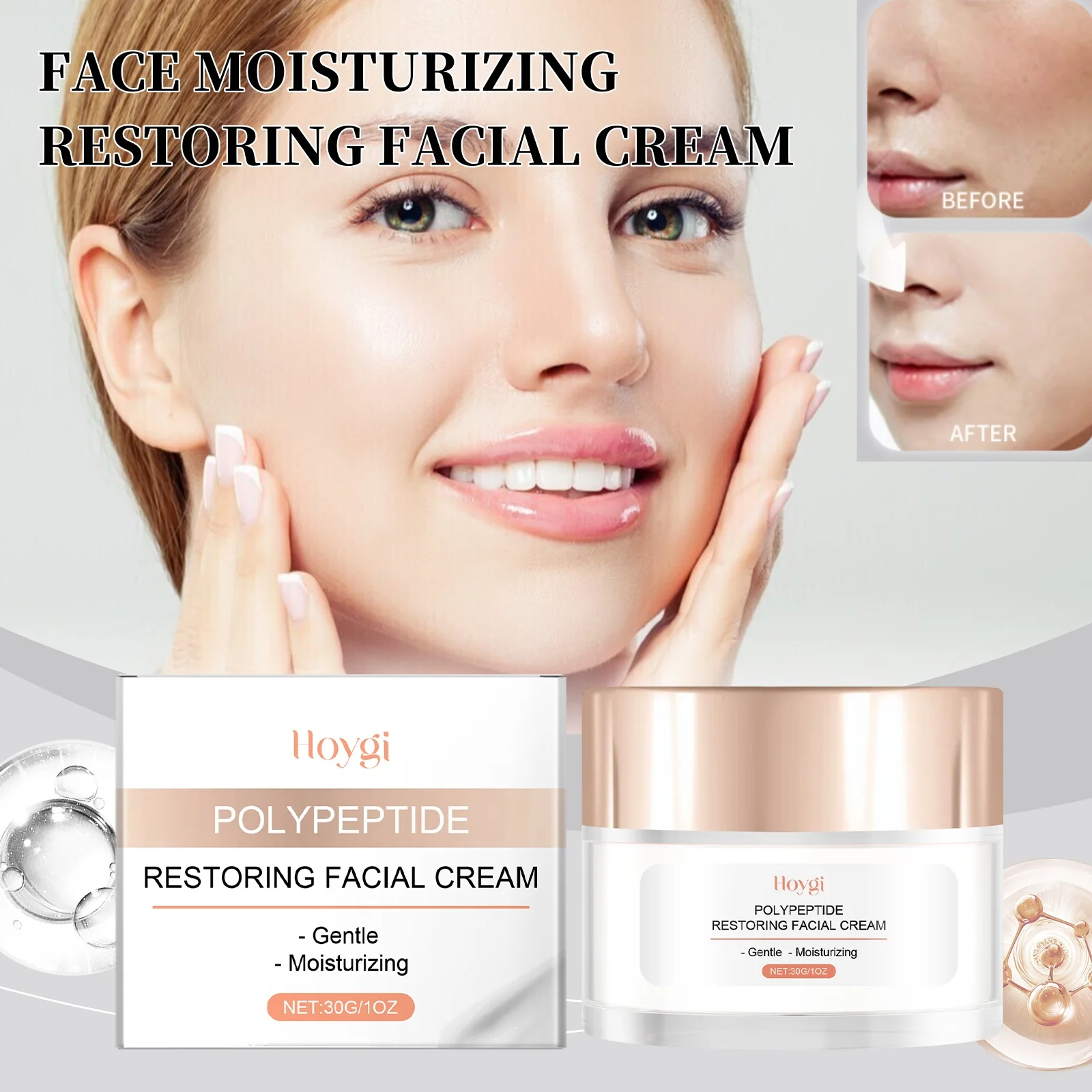 

Ceramide NP Hydrating Face Cream Dry Skin Refines Pores Moisturizes with Glycerin Firming Nourishing Daily Skincare Essentials
