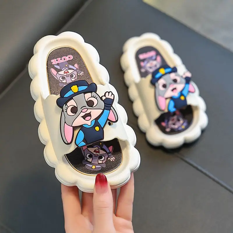 

Crazy Animal City Slippers Shoes Boys Children Cute Boys Wear Baby Summer Soft Sole Non-slip Breathable Medium and Small