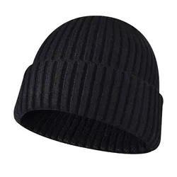 Warm Winter Hats For Women Men Thick Warm Skullies Beanies Cuff Fisherman Beanie Knitted Hats Outdoor Snow Ski Caps Earflap Cap