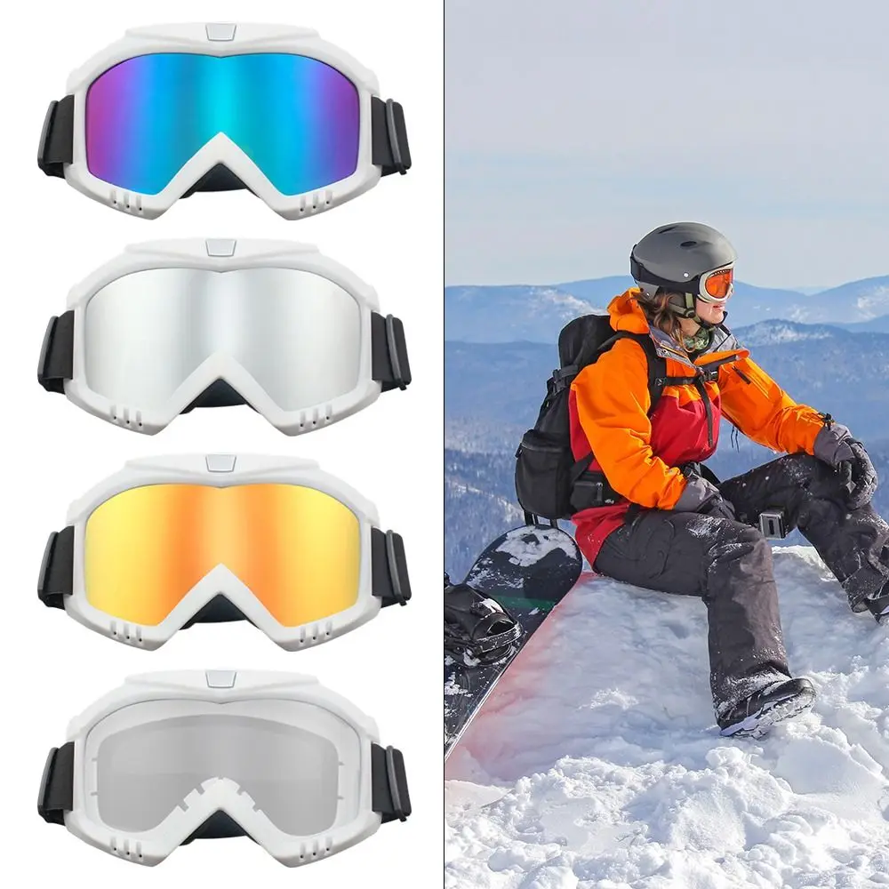 New Lens Frame Winter Windproof Dustproof Snowboard Eyewear Glasses Ski Goggles Moto Cycling