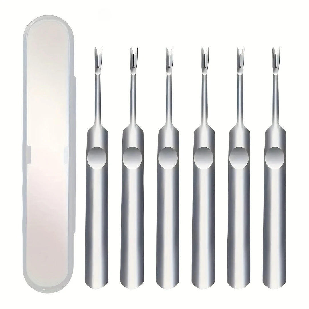 1/4/6pcs Dead Skin Pusher Professional Stainless Steel Cutic