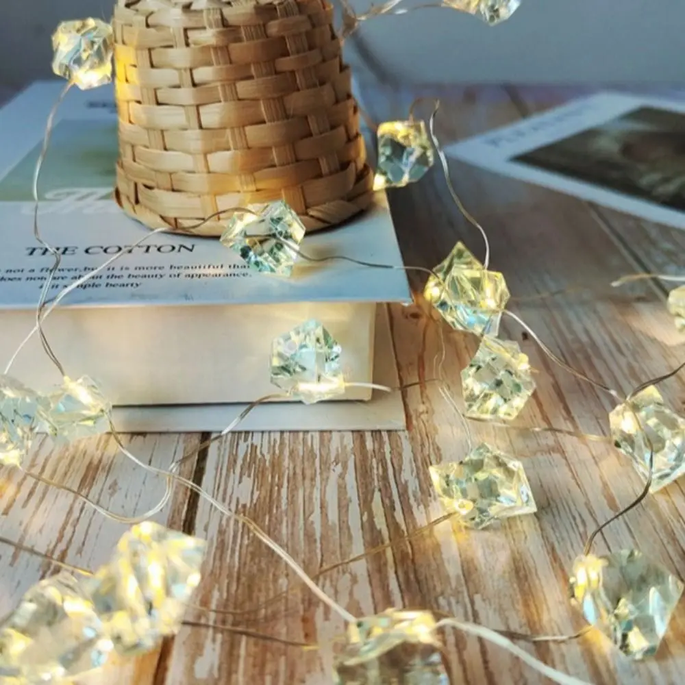 

Festival Creative Crystal Fairy Light 3m Decoration String Light USB Charge Acrylic Hanging Lights Bedroom