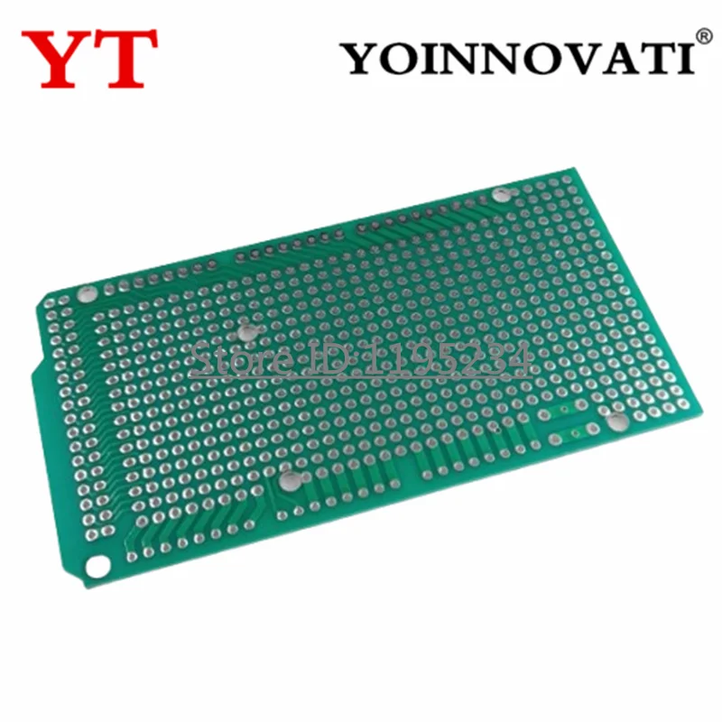 1 pcs Prototype PCB Board For Mega2560 Shield V3.0 Breadboard Protoshield DIY FR4 2.54mm Pitch Thickness 1.6mm