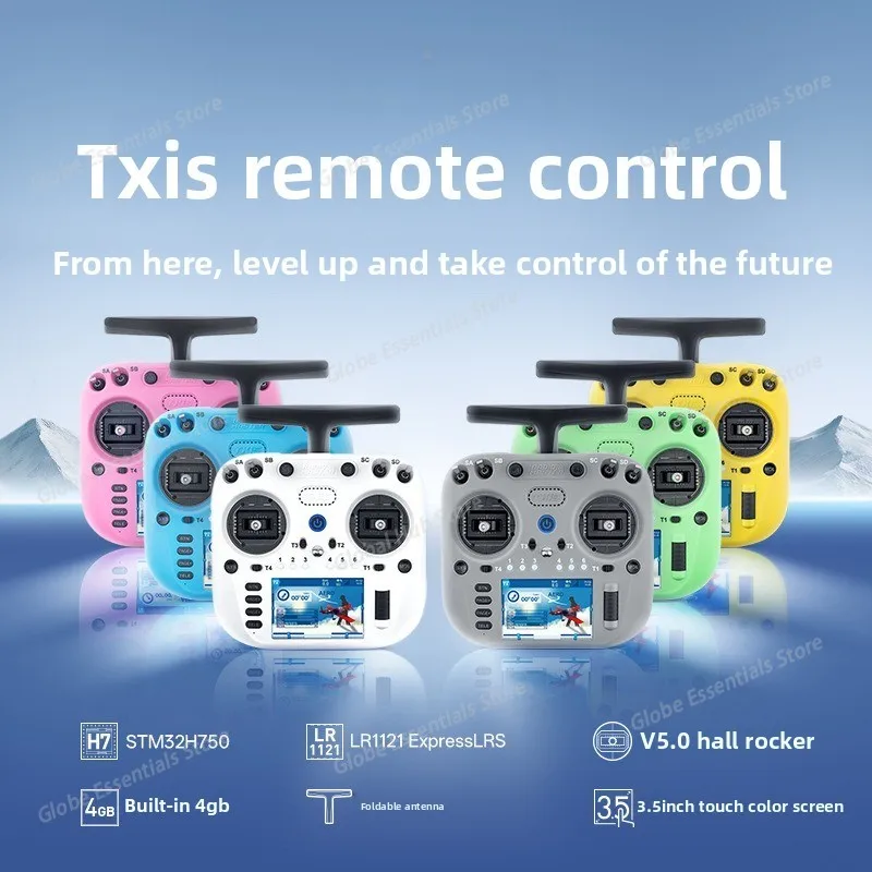 

TX15 Color Screen Remote Control ELRS Open-source System Left-hand V5.0 Hall Joystick Model Aircraft