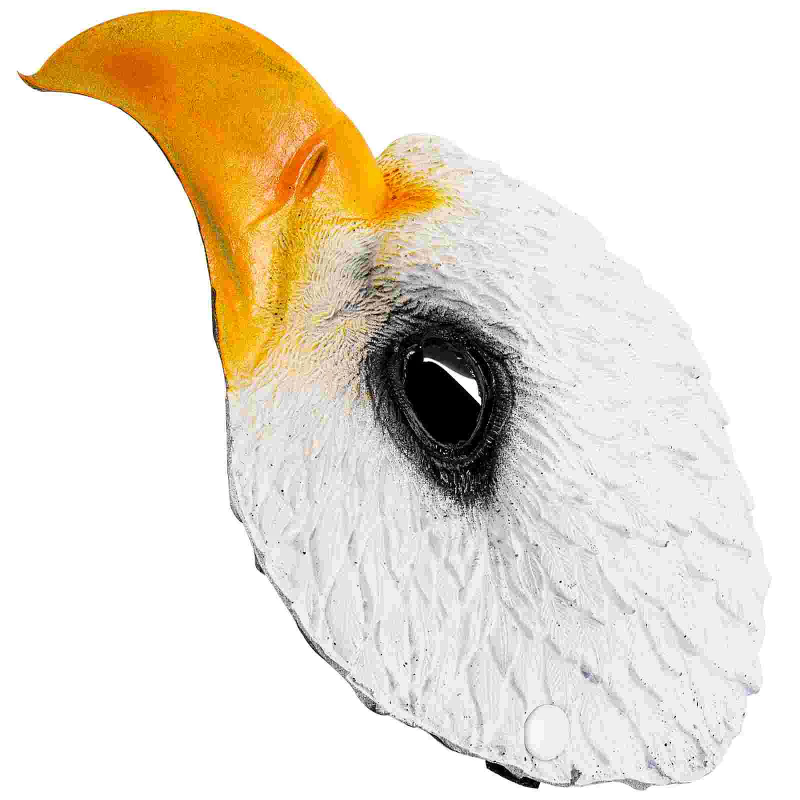 Adler-Maske, Vogelgesicht, Herren-Maskerade-Masken für Erwachsene, Schnabel, halbe Cosplay-Halloween-Kostüme für Jungen