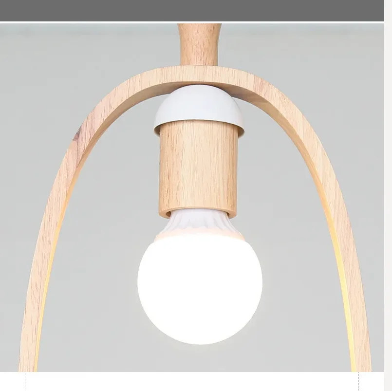 

Wood for Dining Room Personalized Log Home Decor Creativity Bird Courtyard Balcony Chandelier Bedside Lamp Pendant Chandeliers