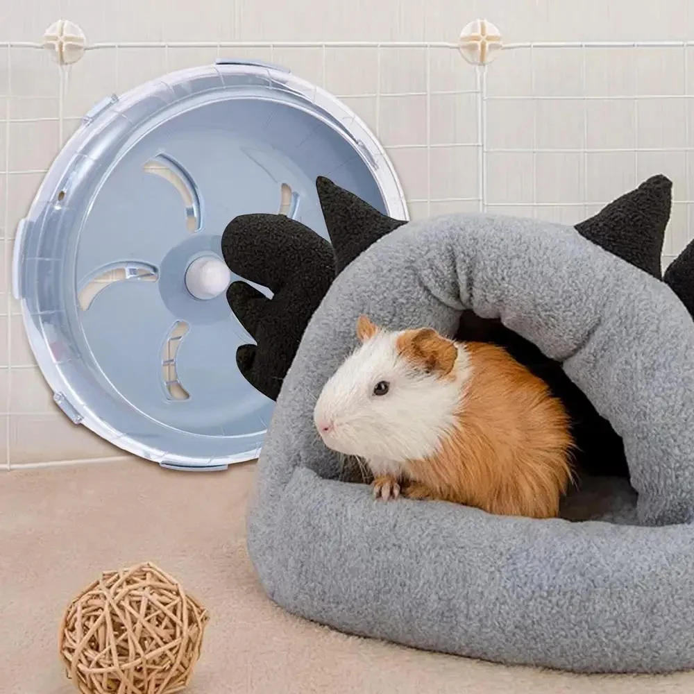 Rat Practical Wheel Hamster Exercise Wheel Smooth Edge Training Mice Silent Jogging Pets Running Hamster Guinea Pig Exercise Toy