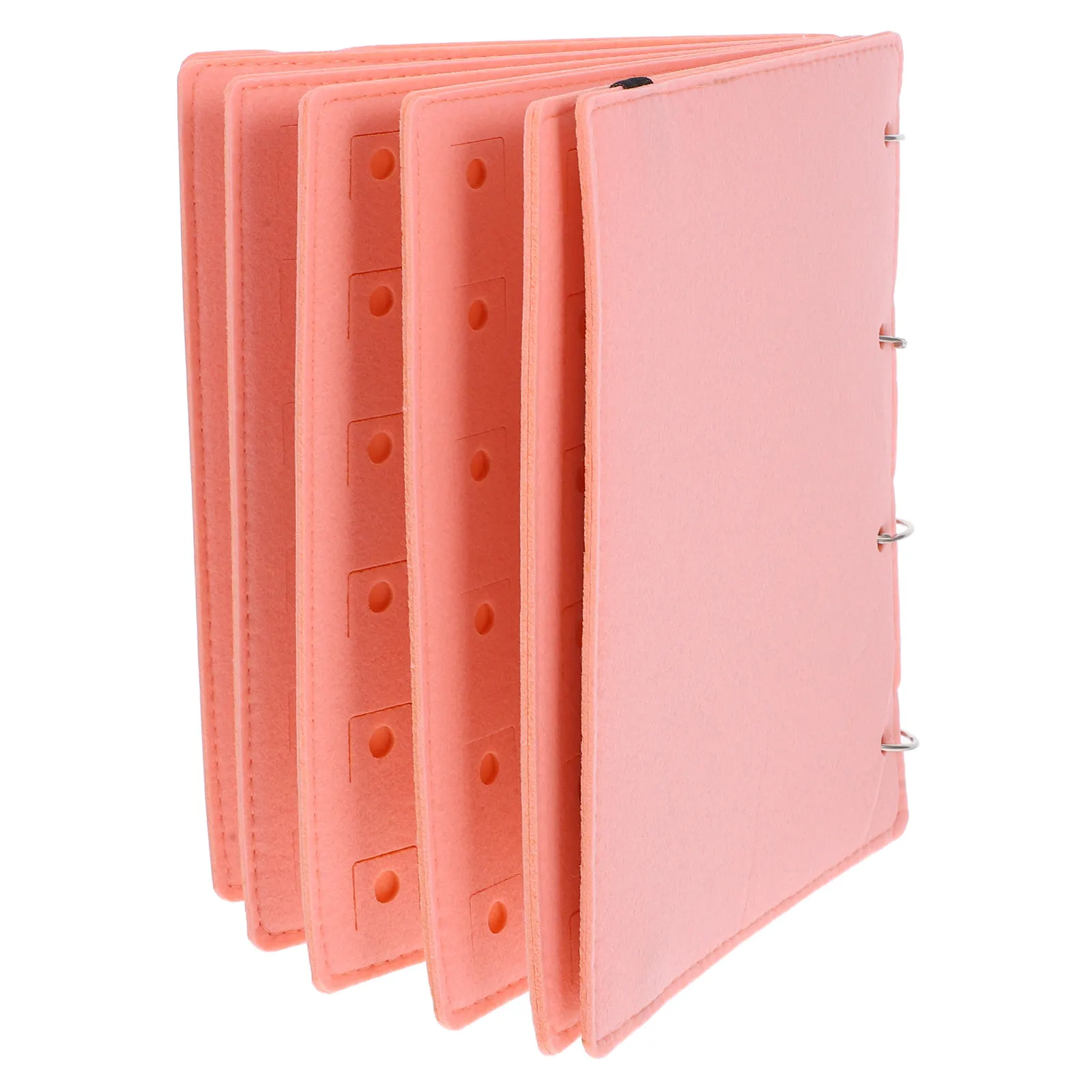 Felt Jewelry Organizer Book Shoe Charm Display Earring Holder Portable Storage for Travel Home Earring Organizer