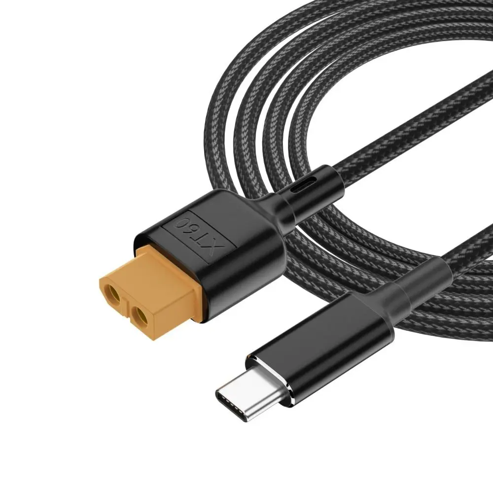

100cm 50cm Replacement Parts 100W Adapter Wire Fast Charging Cable XT60 to Type-C For Toolkitrc SC100 Protocol