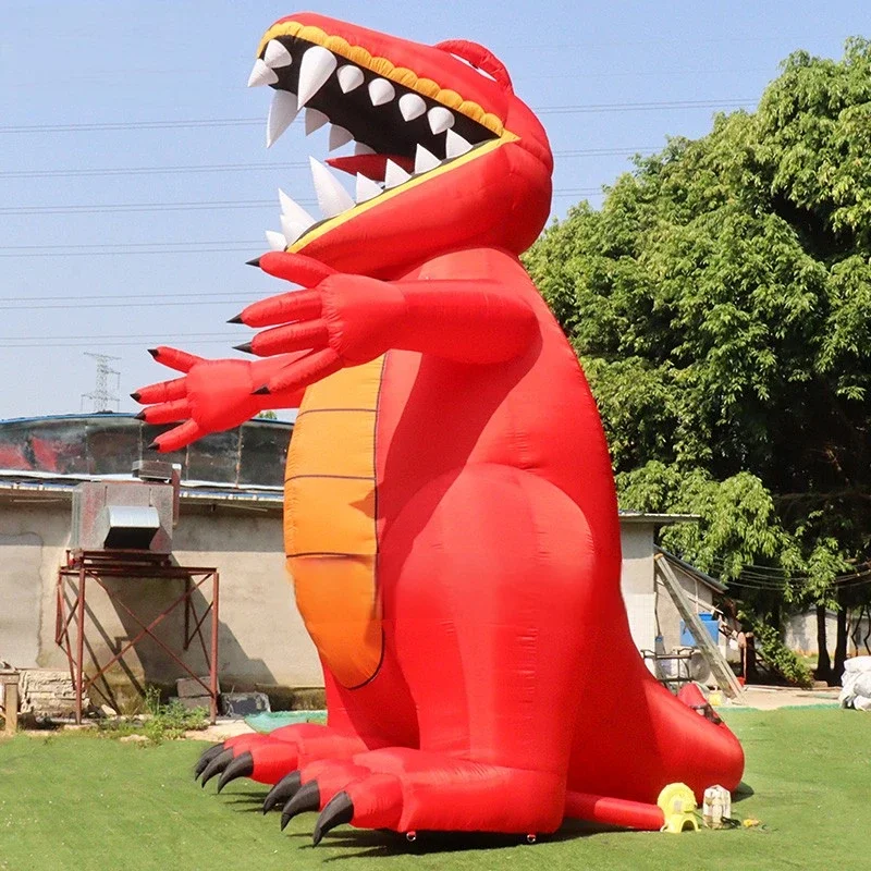 20ft Tall Giant Advertising Inflatable Dinosaur Balloon For Event Decoration Custom 6m Height Blow Up Tyrannosaurus Toys