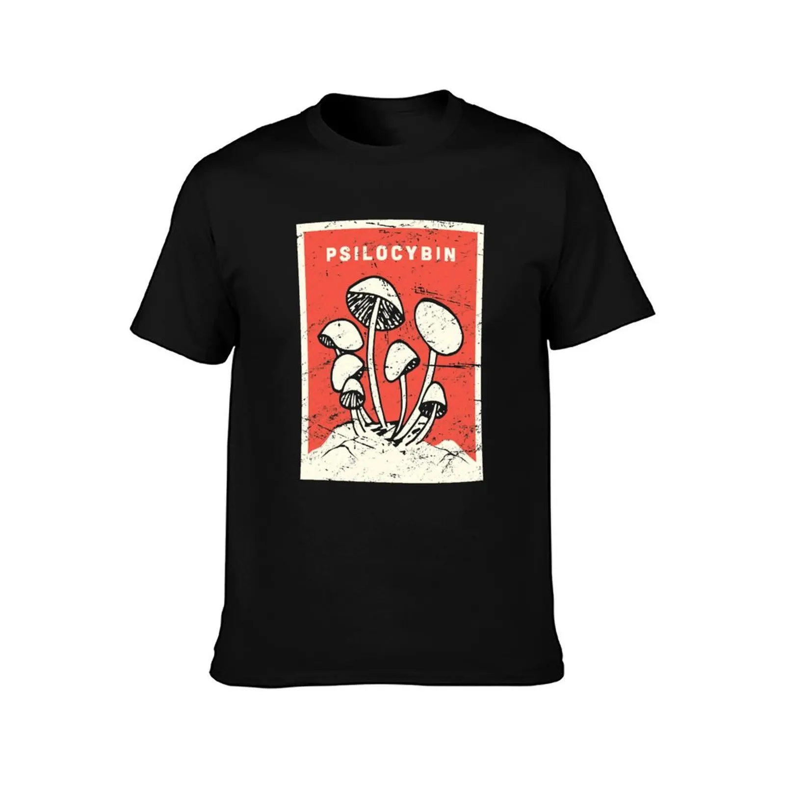 Psilocybin Shrooms - Magic Mushrooms T-Shirt Quick Dry Outdoor Sports T-Shirt
