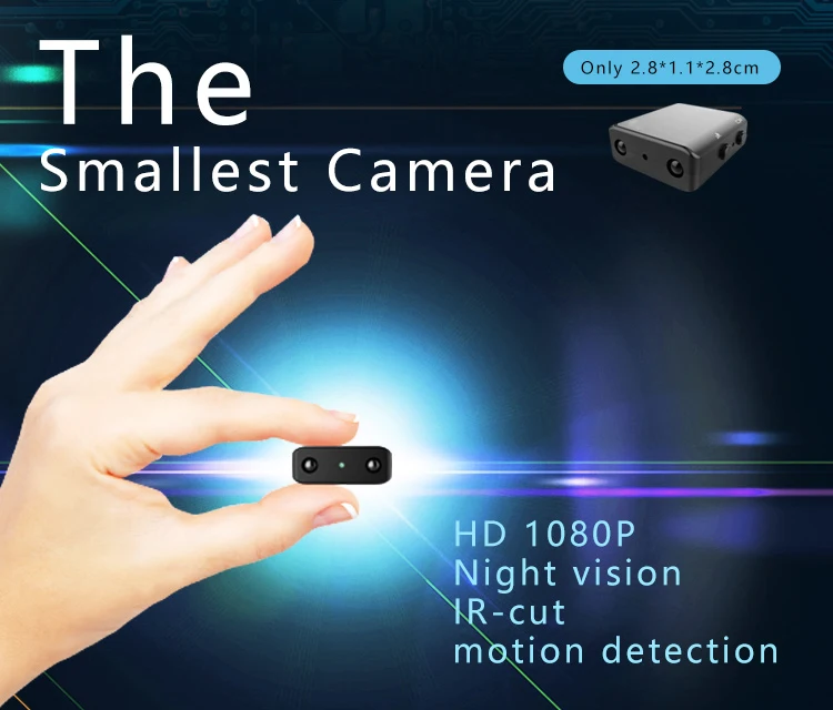Mini Camera Full HD 1080P Surveillance No Wifi Home Camcorder Night Vision Micro Cam Motion Detection Video Voice Recorder Meet