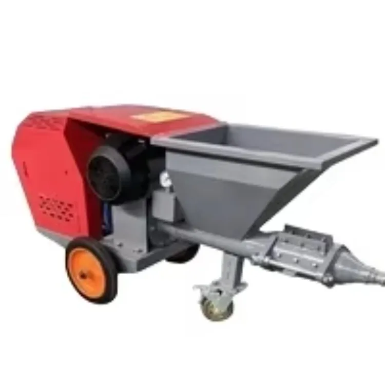 Building Wall Mortar Spraying Machine Plaster Spraying Pump Machine Customizable Material Compatibility Sand Cement Gypsum
