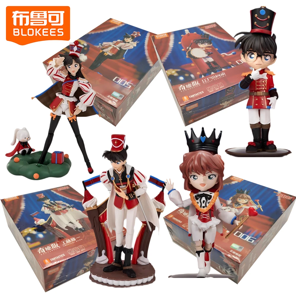 

New Genuine BLOKEES Detective Conan Miracle Edition Action Figures Anime Handmade Assembly Model Desktop Ornament Boys Gifts