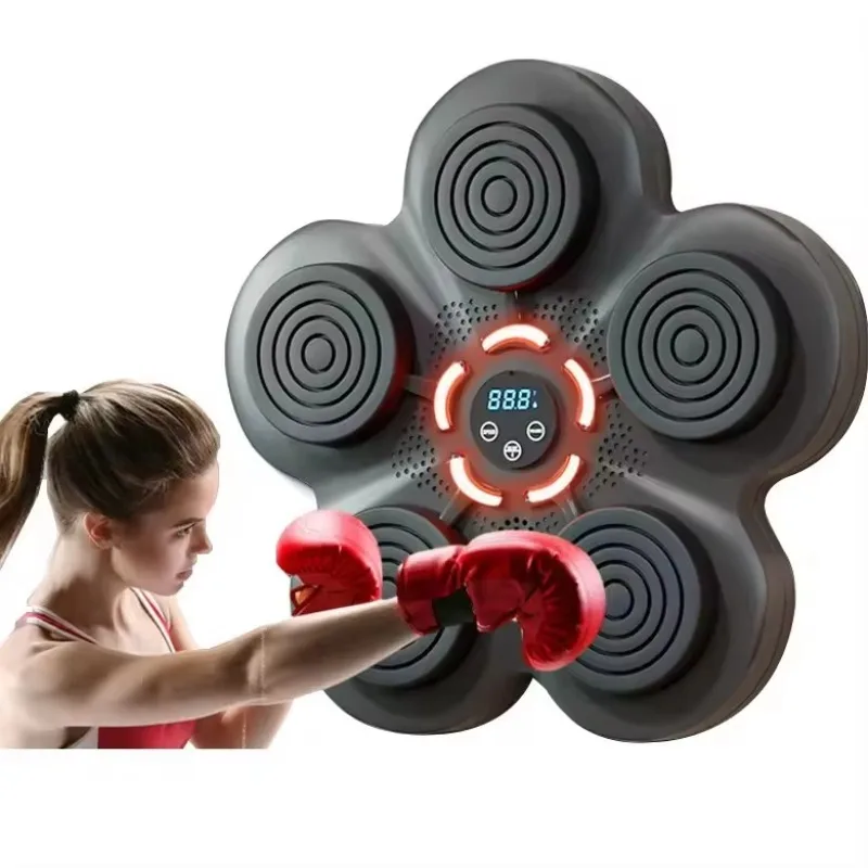 Intelligent Music Boxing Target Trainer Fight Machine Boxing Wall Target Sensitive Induction Durable Surface For Home Training