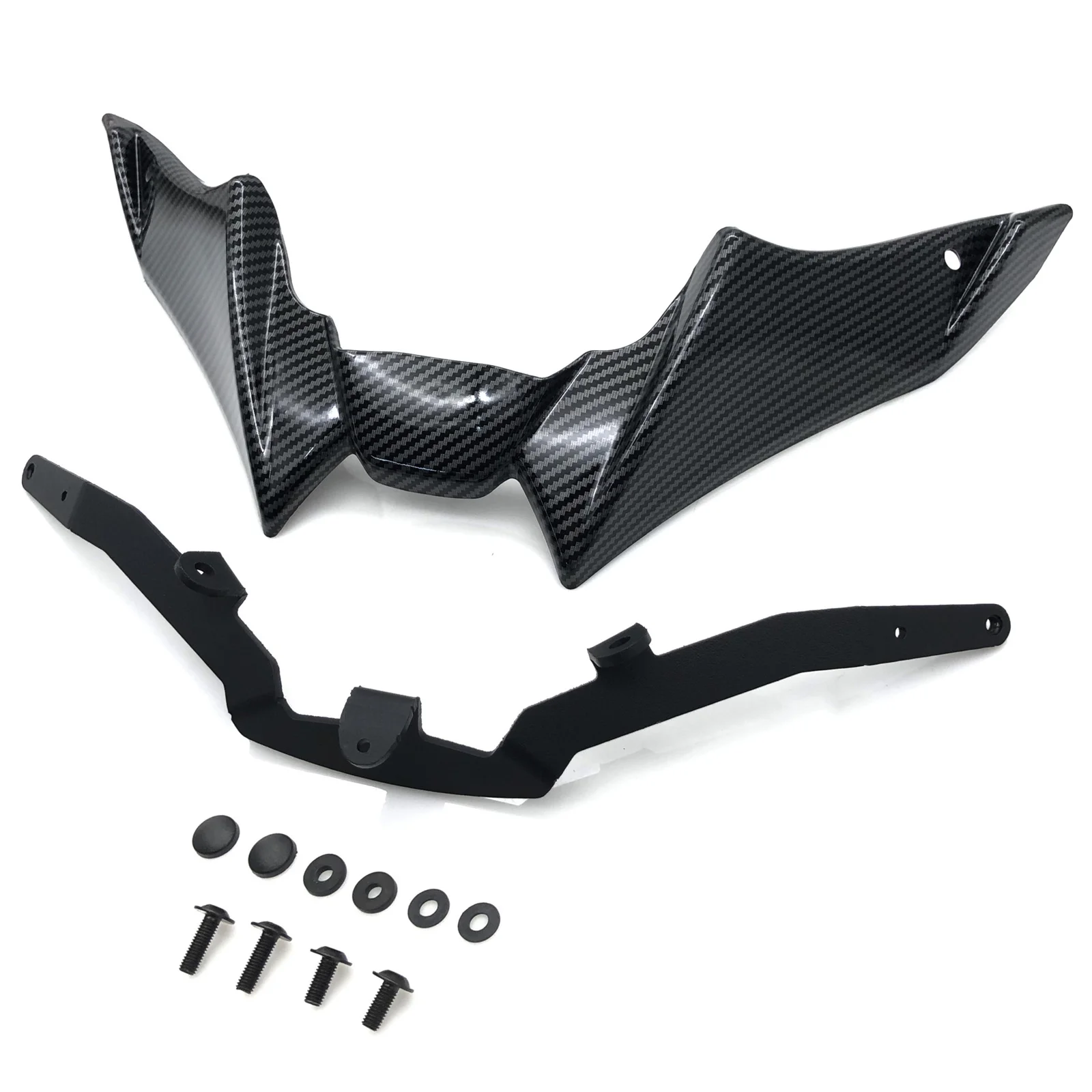 Pop For YAMAHA MT-09 MT09 MT 09 SP V3 2021-2023 Motorcycle Front Fender Beak Lip Nose Cone Extension Spoiler Cover Cowl Deflecto