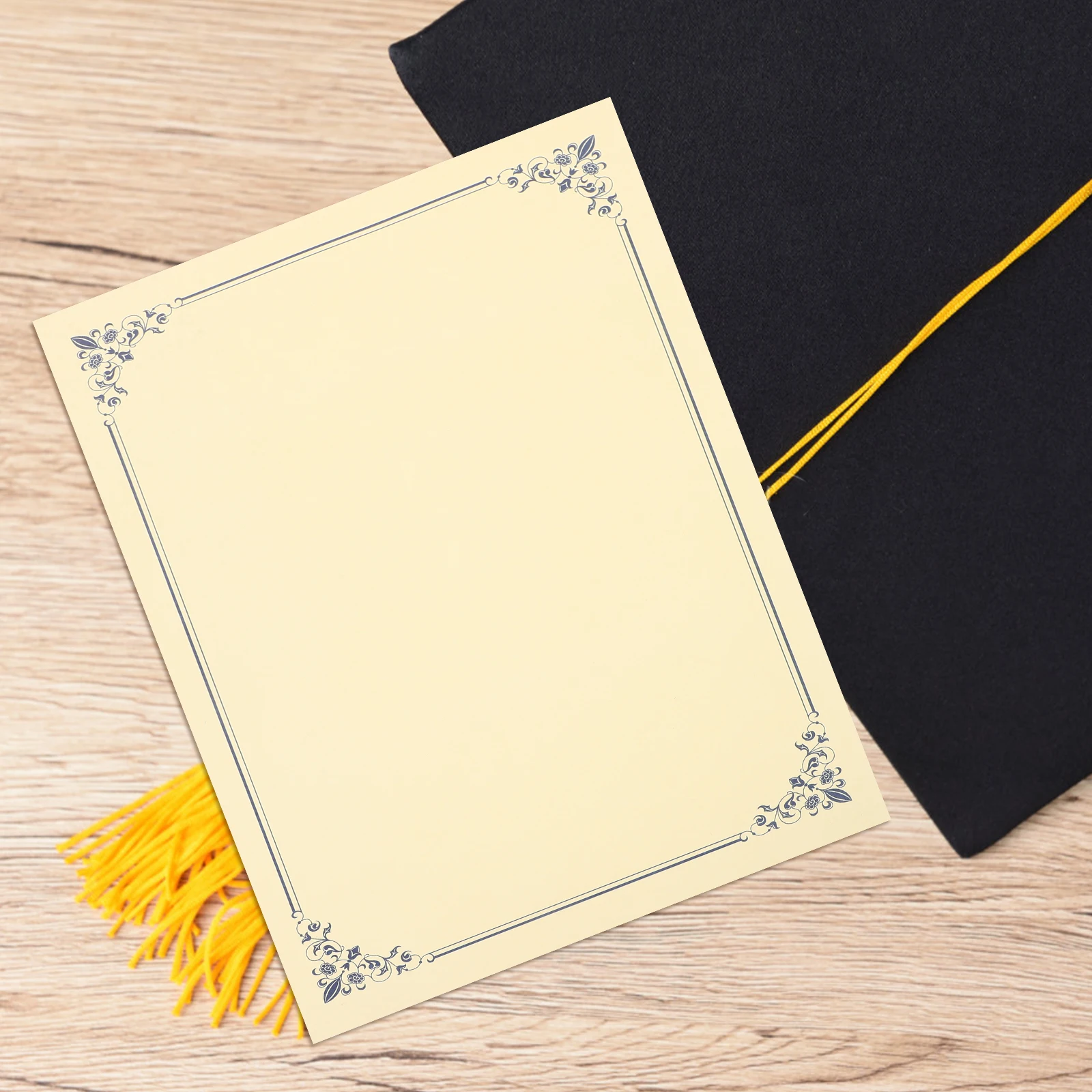 

10pcs Blank Printable Diploma For Award Certificate Of Completion School Award Supplies Decorative Inner For Certificate Gift