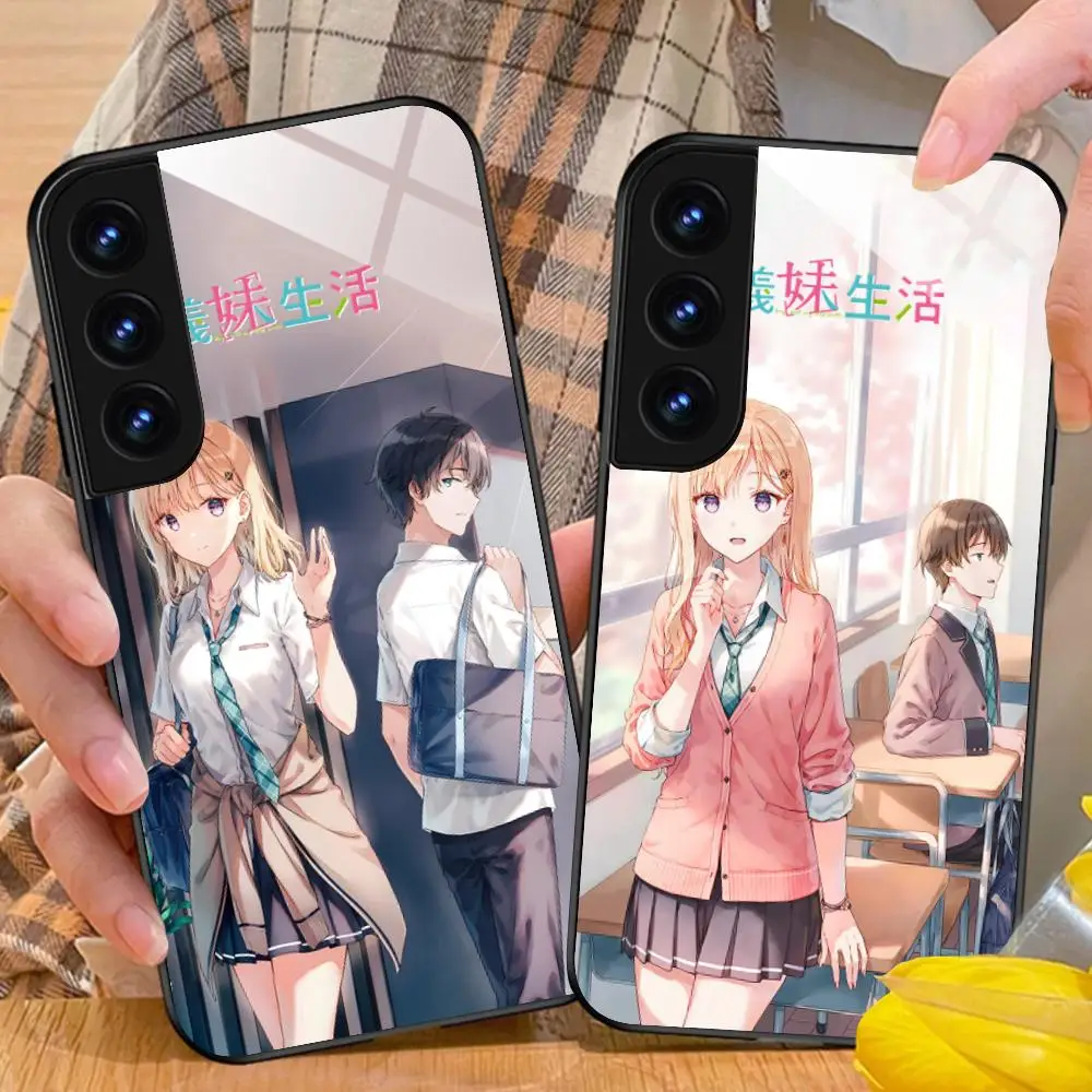 

Anime Gimai Seikatsu Phone Case for Samsung Galaxy S26 S25 S24 S23 S22 S21 S20 Note20 Plus FE Ultra Glass Protective Cover