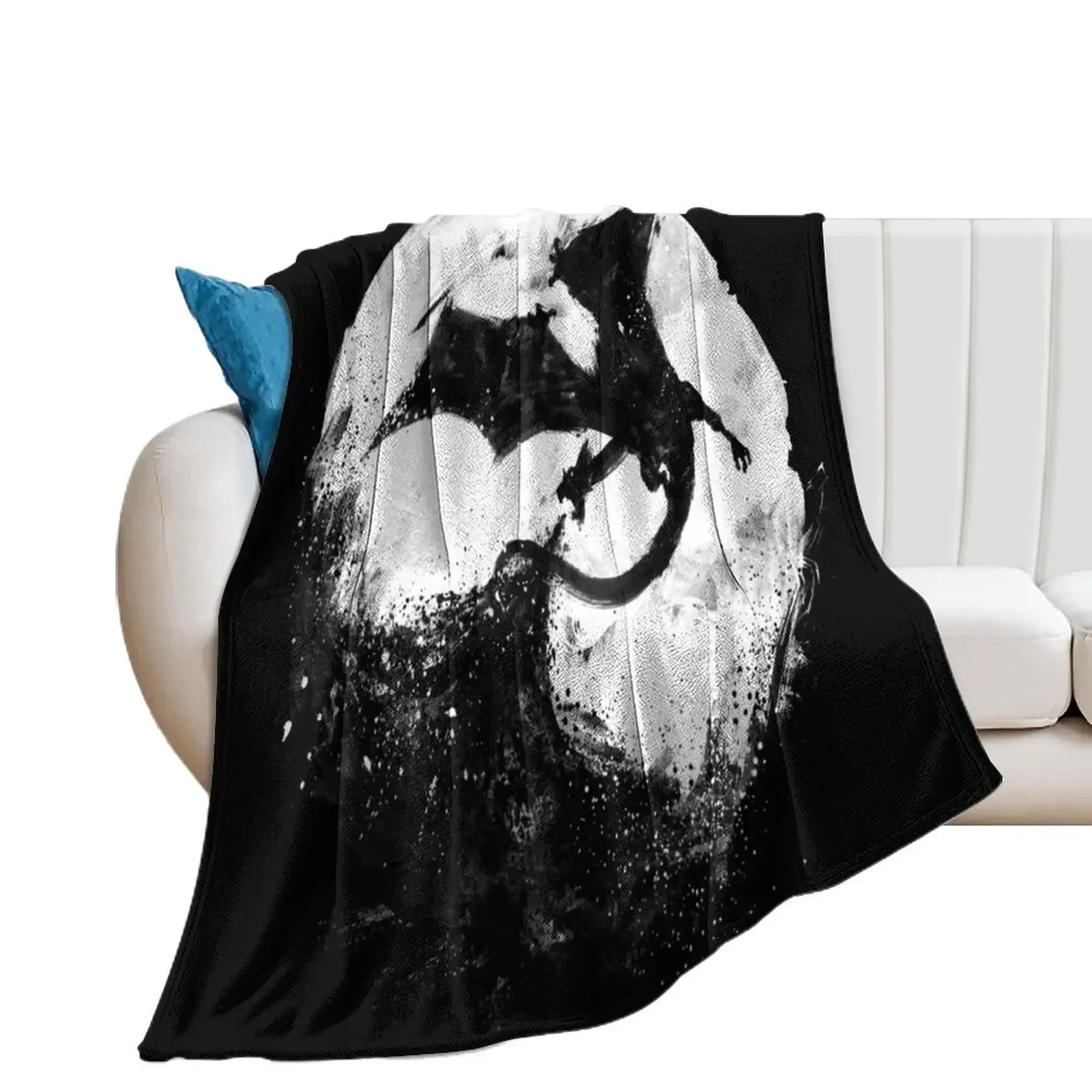 Midnight Desolation Throw Blanket Thin valentine gift ideas Extra Large Throw Blankets