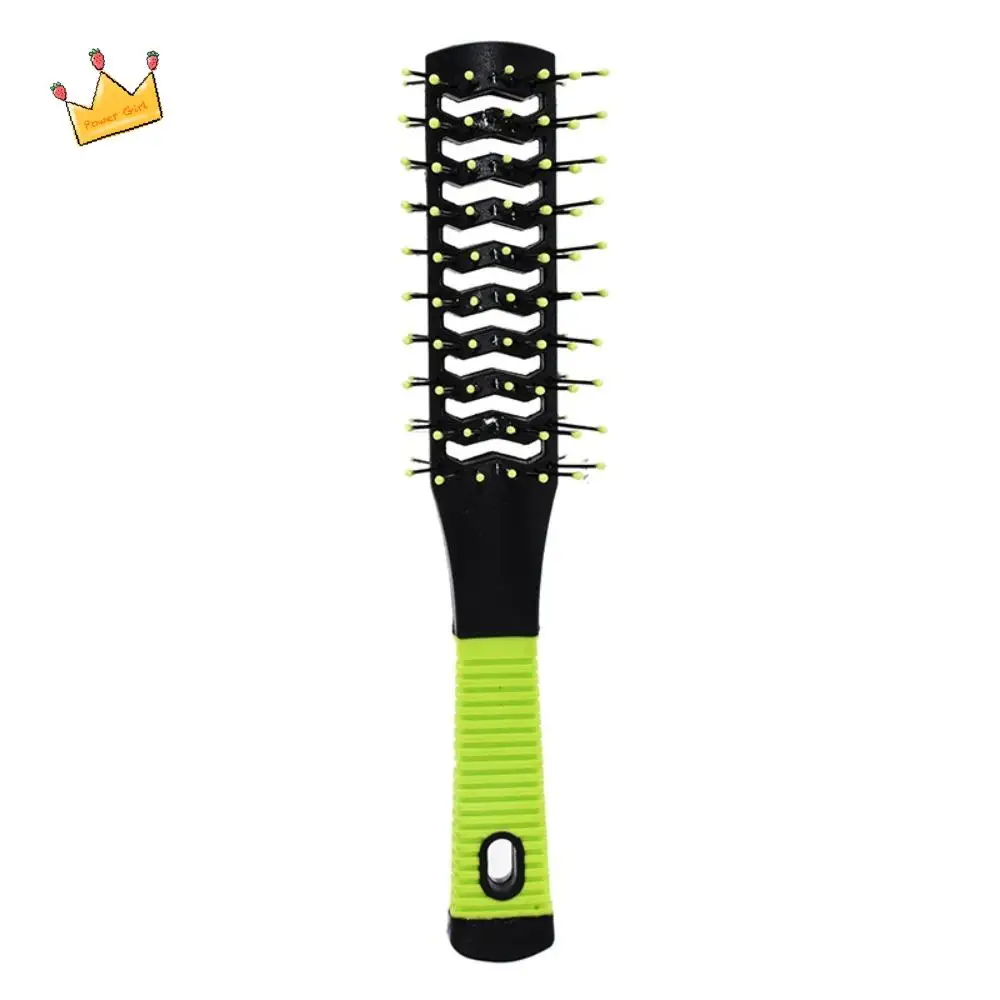 Pro Double Side Massage Comb Wide Teeth Hairstyling Brush Detangling Hair Brush Black Rib Comb Straight Curly Wet Hair Comb