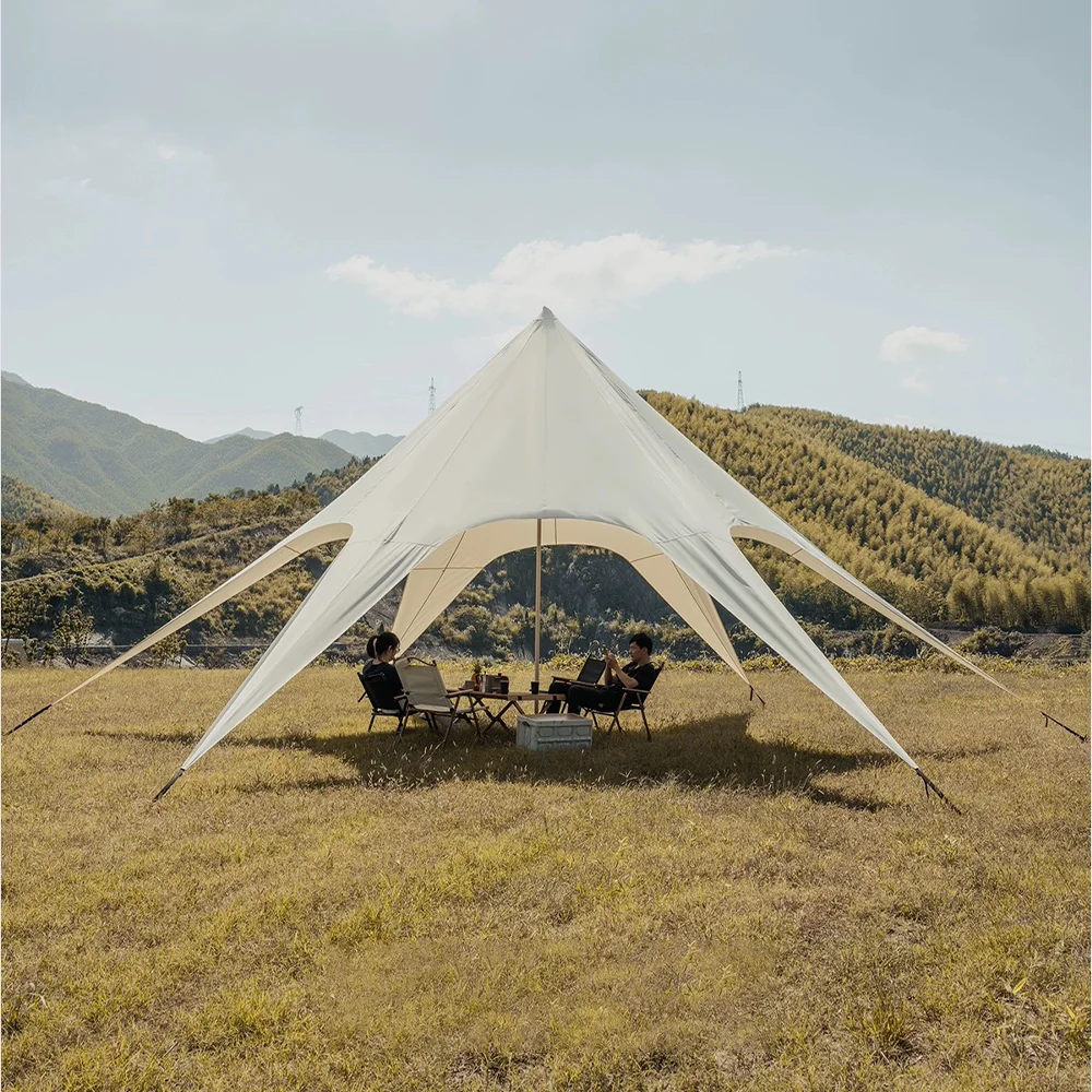 Custom Large Top Aluminum Pole Spider Shaped Star Tent for Indoor and Outdoor Sports Events Pop-up Design for Trade Shows
