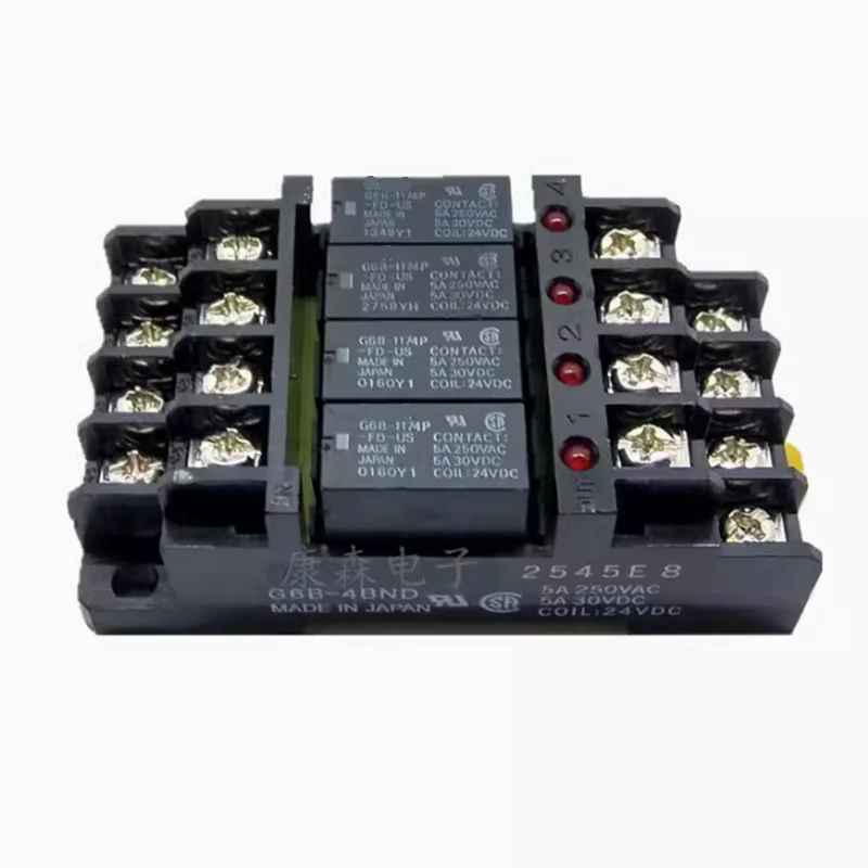 G6B-4G6B-1174P-FD-US-24VDC G6B-1114P-FD-US-24VDC комплект из 4 клеммных реле