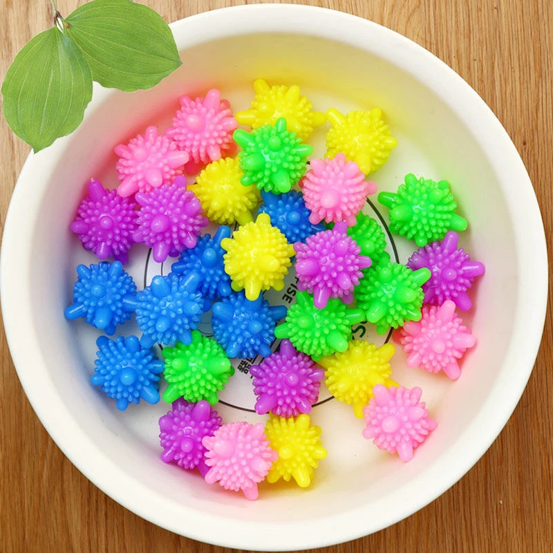 10PCS/5PCS Reusable Laundry balls for washing Machine Household PVC capsules for washing Anti-knot Clothes dryer Balls